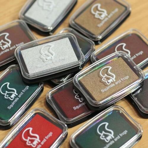 16 Colors big size Inkpad Craft Oil Based DIY Ink Pads for Sponge Stamps Fabric Scrapbooking Decor Fingerprint Seal Stamp Pad