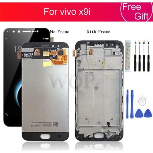For vivo x9i LCD Display Touch Screen Digitizer Assembly With Frame for Vivo X9i Screen Replacement repair parts 5.5"