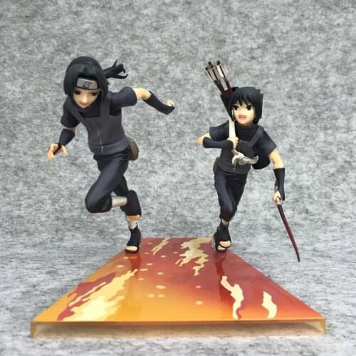 Japan Anime Childhood Uchiha Sasuke PVC Figure Figurine 14.5cm Toy Model Statue New No Box
