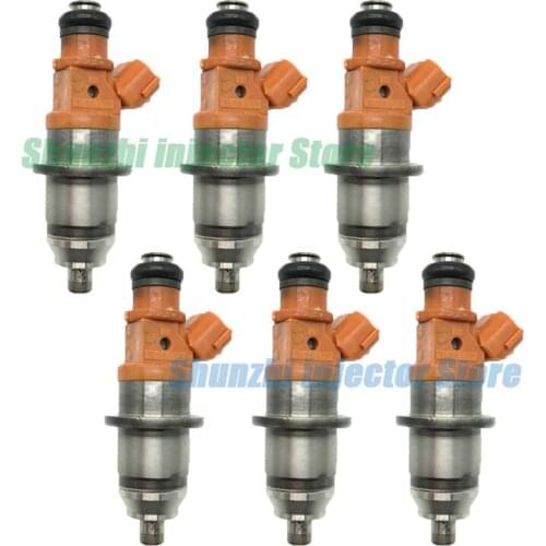6pcs Fuel Injector Nozzle For Mitsubishi 6G73 2.5L E7T05073 DIM1000J good quality