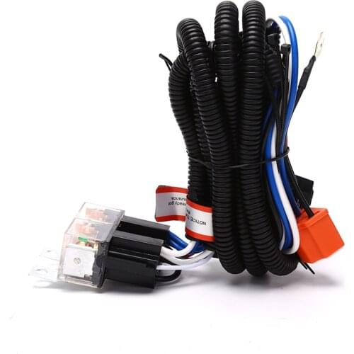 H4 Headlight 7 Inch Relay Wiring Relay Harness 2 Car Light Bulb Socket Plug For Car Auto Headlight Accessories Dropshipping