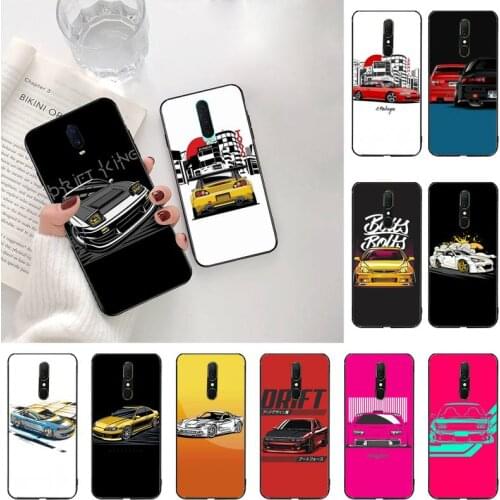 HUAGETOP Tokyo JDM Drift Sport Car Soft Phone Case Capa For Oppo A5 A9 2020 A5S Reno2 z Renoace 3pro Realme5Pro