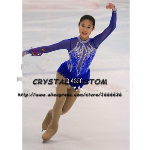 Custom Ice Skating Dresses Graceful New Brand Figure Skating Dresses For Competition DR4214