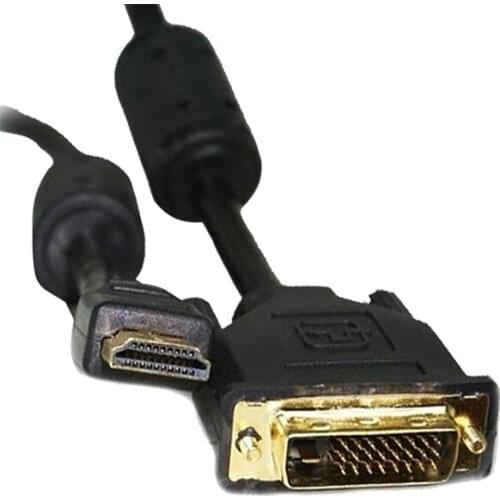 HDMI TO DVI CABLE 5 METERS DVI 24 + 1 MALE TO HDMI 19P MALE POWERMASTER