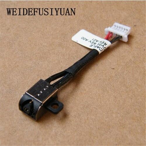 X5pcs DC Power Jack Harness Cable Plug In Connector Socket for Dell Inspiron 11 3162 3164 3168 3169 3179 P24T P25T
