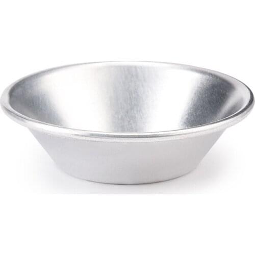 12x Egg Tarts Cup Round Chesse Mould DIY Jelly Pudding Muffin Molds Flat Bottom Food Grade Aluminium Alloy Baking Tools