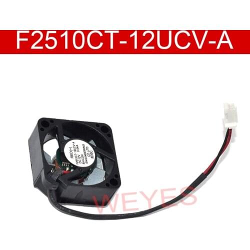 25*25*10 F2510CT-12UCV 12V 0.04A 2 line iron leaf mini fan