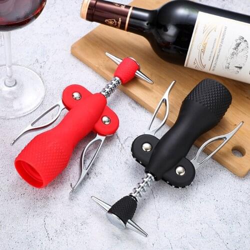 Multifunctional Stainless Steel Wine Corkscrew Bottle Opener Zinc Alloy Wine Bottle Opener Creative Corkscrew Kitchen Tools