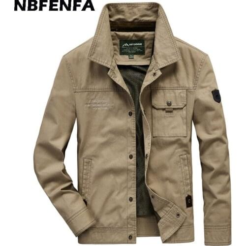 Men Jacket Military Coat Polit Windbreaker Spring Autumn Men Clothing Fashion Outdoor Sport Outwear Male Plus Size Jacket LX106