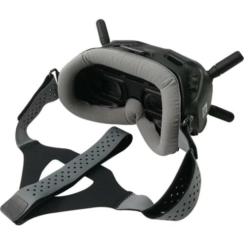 Eye Pad with Head Strap Band Set for DJI Digital FPV Goggles Face Plate Replacement Kit