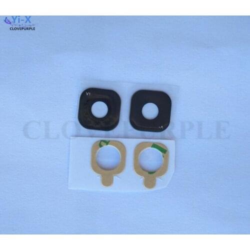 Wholesale Price 50PCS/Lot for Samsung Galaxy S6 G920 Back Rear Camera Lens Glass Cover with Adhesive Sticker Repacement Parts