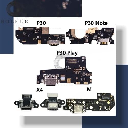 USB Charge Port Board For Motorola Moto M X4 P30 Play Note USB Charge Port Dock Connector Plug Charger Board Charging Flex Cable