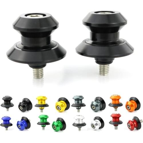 Motorcycle Swingarm Stand Bobbins Spools Slider Fit For YZF-R1 R6 R25 FZ1 FZ6 MT-01 MT-03 Aprilia Dorsoduro 1200 750 RSV4 RS250