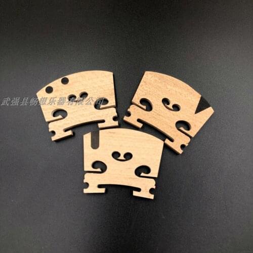Violin part 10 pcs Violin Bridge parts maple wood High quality ebony 4/4 New