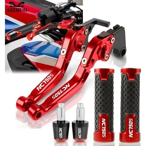 Motorcycle Brake Clutch Levers Extendable Adjustable FOR HONDA NC750S/X 2014-2015 Folding Handlebar NC750S LOGO CNC Aluminum