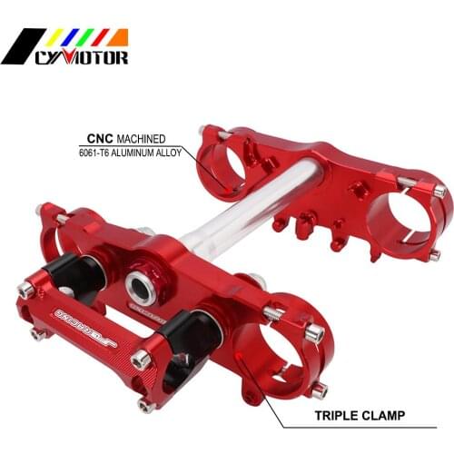 Triple Tree Clamps Steering Stem And Clamp Riser Adaptor For Honda CRF250R CRF450R CRF 250R 450R 250 450 R 2009-2017 Motorcycle