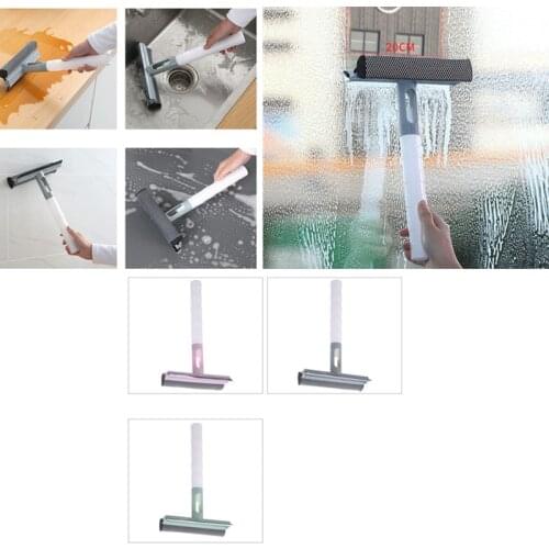 Squeegees Glass Cleaning Wiper Brush Car Window Wiper Double-sided Cabo Tools Mirror Cleaning Tackle Comes With Watering Can