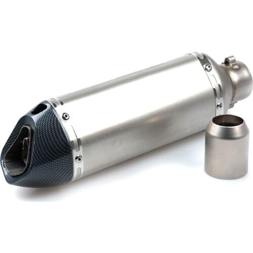 Motorcycle Exhaust Pipe With Muffler Moto Bike Exhaust Pot Escape For Kawasaki Z750 Z750S 650 VULCAN S 2008 2009 2010 2011 2012