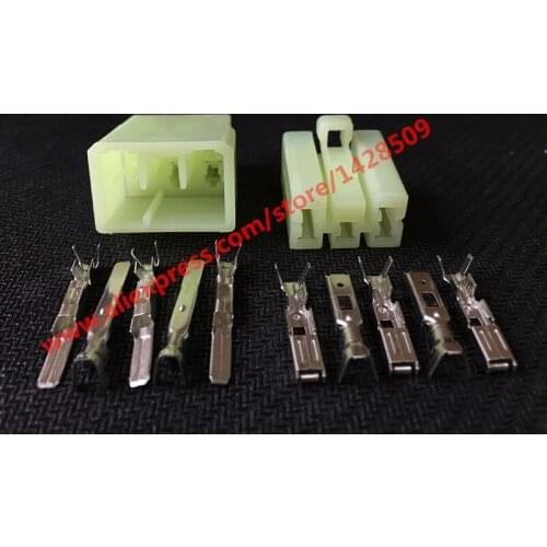 10 Sets Motorcycle Auto Connector 5 Pin Female And Male Auto Wire Harness Connector 172494-1