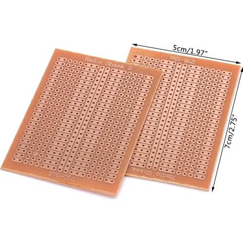 10Pcs/set 5x7cm DIY Prototype Paper PCB Universal Experiment Matrix Circuit Board Support