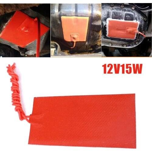 12V 15W Quick Heat Silicone Heater Pad For 3D Printer Heated Car Fuel Tank Heating Mat Hydraulic Tank Heating Plat