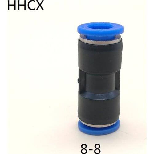 5pcs/lot Push In Pneumatic quick joint PU-8 FOR PU pneumatic trachea external diameter 8MM Straight connector PU-08