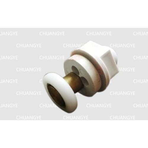 8X 27MM SHOWER DOOR SINGLE WHEELS ROLLERS RUNNERS PULLEYS PARTIALITY