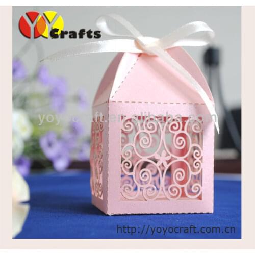 Free logo hot sell laser cut paper in various color customizable OEM available indian wedding gift boxes