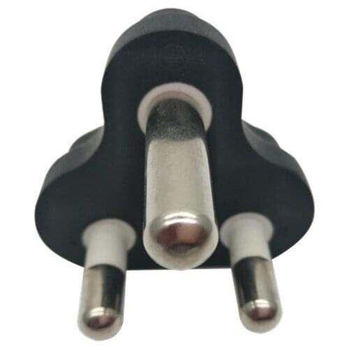 Black Copper Standart 16A 250V South Africa male to US female embedded power adaptor plug convert socket for Cape Town