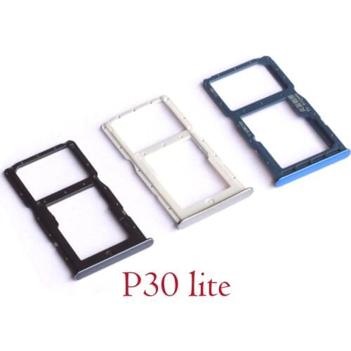 SIM Tray Holder SD Card Reader Slot Adapter for Huawei P30 lite
