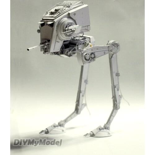 DIYMyModeI All Terrain Scout Transport AT-ST DIY Handcraft PAPER MODEL KIT Handmade Toy Puzzles