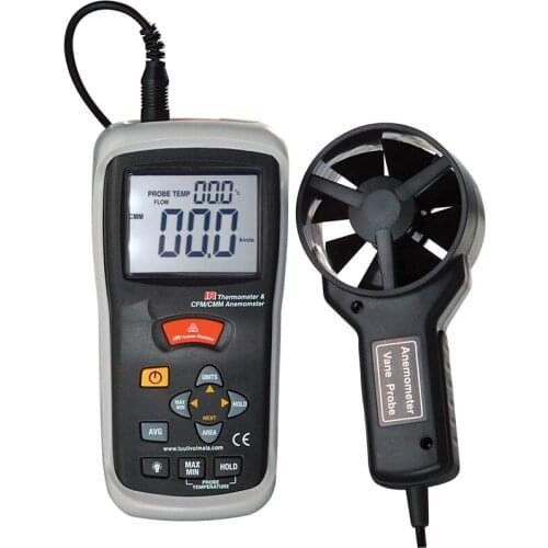 Wind speed measurements The air temperature measurement The air flow test