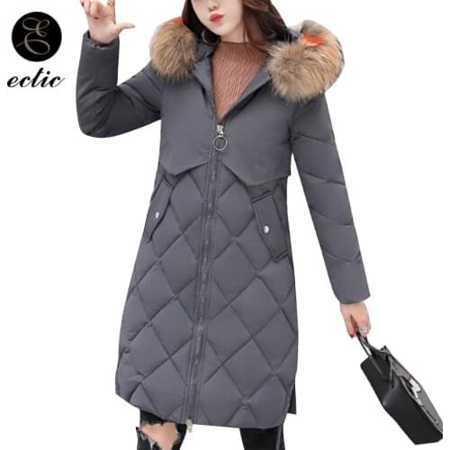 Женские пуховики оверсайз ECTIC China At AliExpress