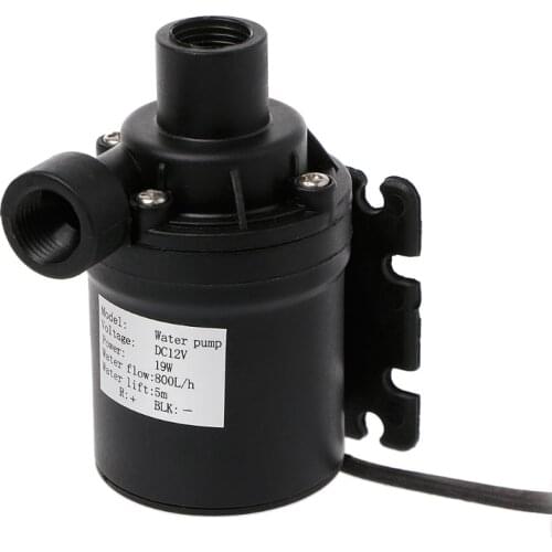 800L/H 5m DC 12V Solar Brushless Motor Water Circulation Water Pump with 4p plug
