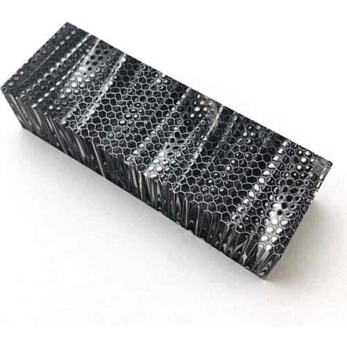 Resin material for tool holder Snake skin pattern honeycomb resin board Resin handle resin honeycomb patch tool holder material