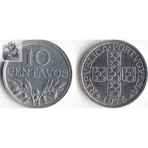 Portuguese 10 Centimes Coin Europe New Original Coins Unc Commemorative Edition 100% Real Rare Eu Random Year