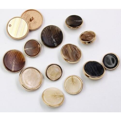 Metal & Bead Button Clothes Sweater Coat Decoration Texture style good quality Button Accessories DIY Clothing 2Pcs/Lot X-013