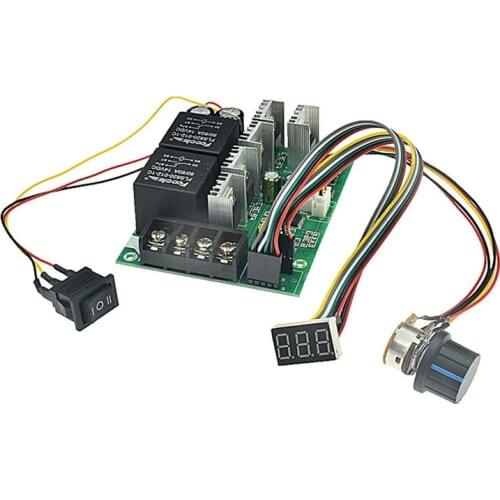 PWM speed controller DC motor Digital display 0~100% adjustable drive module Input MAX60A 12V 24V
