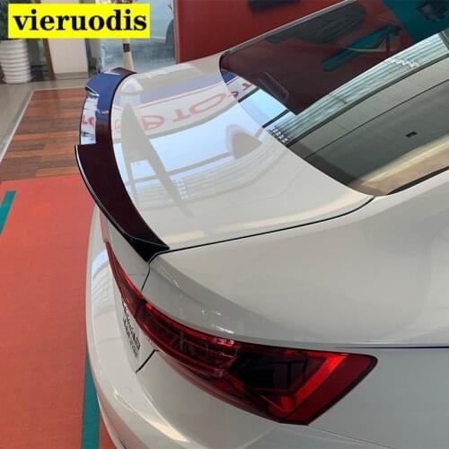 For VW Jetta 2019 Spoiler High Quality ABS Material Car Rear Wing Primer Color Rear Spoiler for Volkswagen Jetta Spoiler