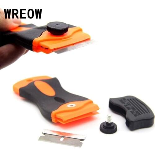 Window Ceramic Glass Oven Razor Scraper Blade Auto Film Glue Sticker Removal Clean Hand Tool