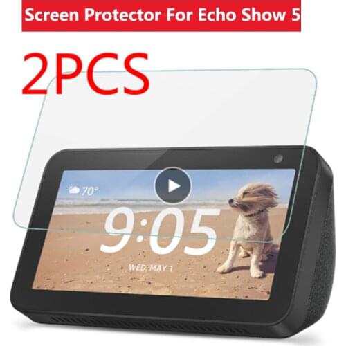 Echo Show 5 Screen Protector X 2PCS, Tempered Glass For HD Protective Film