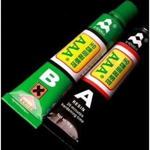 1 set of A+B glue heavy-duty body structure acrylic decorative glue metal plastic epoxy resin super liquid glass metal rubber w