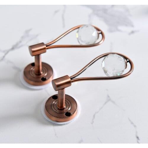 1 Pair Ball Curtain Hooks Wall Tie Back Tassel Brush Holder Buckle Coat Hat Hook Curtain Accessories Hanging Ball Holdback