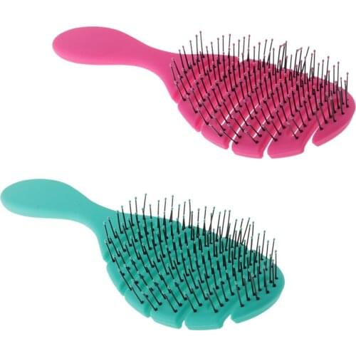 2 Pack Detangler Brush, Shampoo Scalp Massage Head Scrubber for Women Men Shower Styling