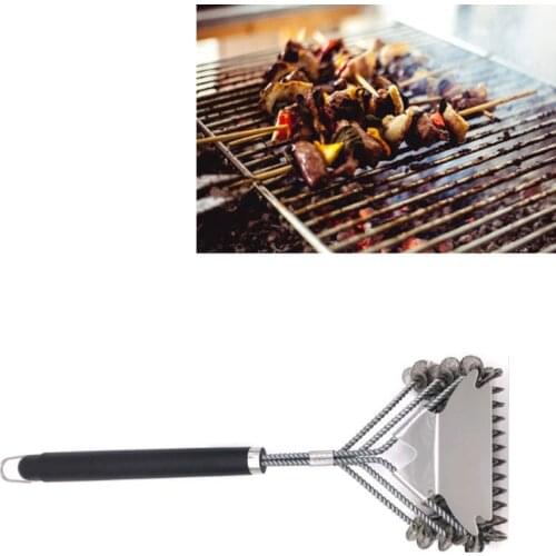 634E Grill Brushs and Scraper Bristle Free Safe BBQ Brushs Grill Best Rated Stainless