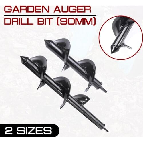 90mm Garden Planting Machine Drill Bit Earth Auger Hole Digger Tool Fence Borer Post Post Hole Digger Garden Auger Yard Tool