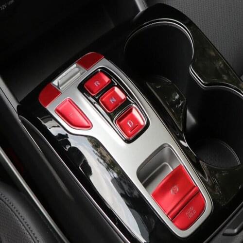 For Hyundai Tucson NX4 2021 2022 Interior Car Aluminum Alloy Gearshift Button Cover Stickers Interior Decoration Accessories