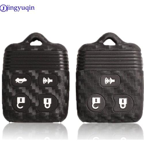 Jingyuqin 3/4 B Car Key Case Cover Fibler Silicone For Ford Escape F 150 Explorer 2001 - 2007