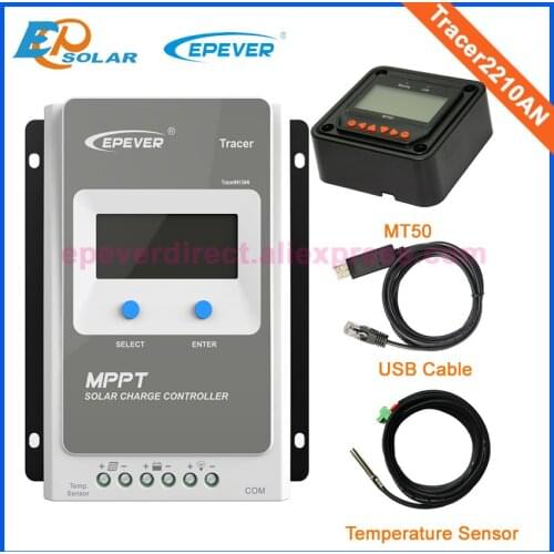 20A controller EPEVER EPsolar MPPT Solar Tracking regulator 12V/24V auto type LCD display Screen MT50 remote meter USB cable
