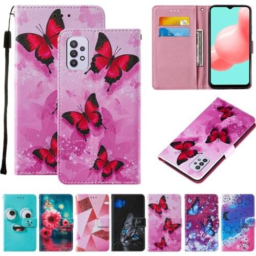 Fashion Flip Cover Case For Samsung Galaxy A12 A02S A52 A72 S20 FE S21 Plus Ultra A11 A21 A21S A31 A51 A71 A30S A30 A50 A50S A70